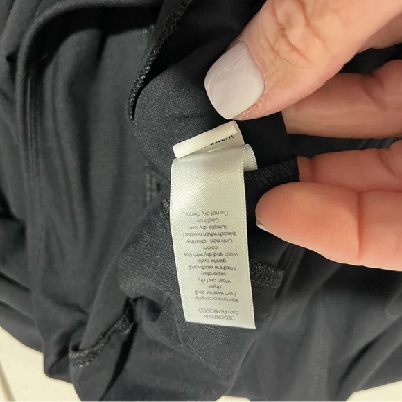 Athleta Soho Lined Joggers Black Size 16 Athleisure Athletic Style 777555 - Picture 9 of 11